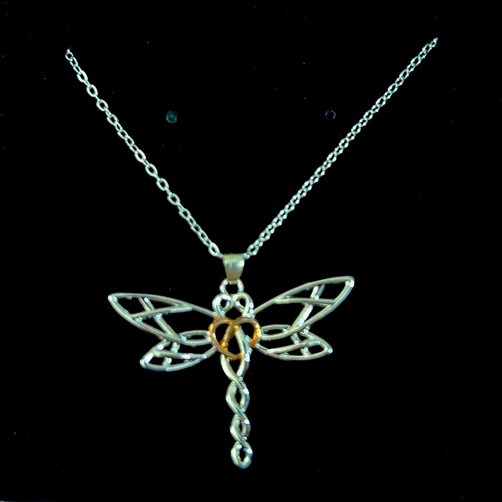 Dragonfly To My Granddaughter Necklace